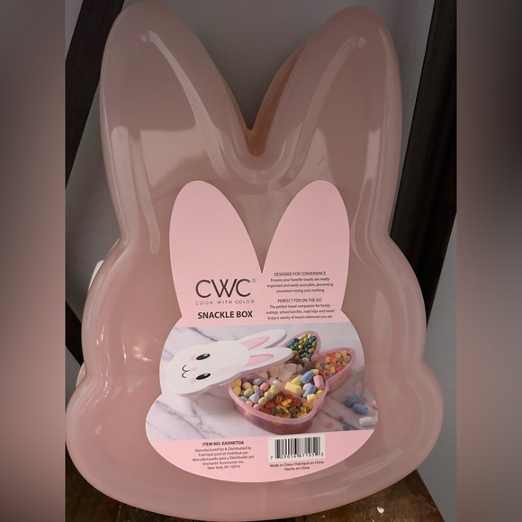 Cook With Color CWC Easter Bunny And Easter Egg Snackle Box Set NEW - Picture 5 of 9